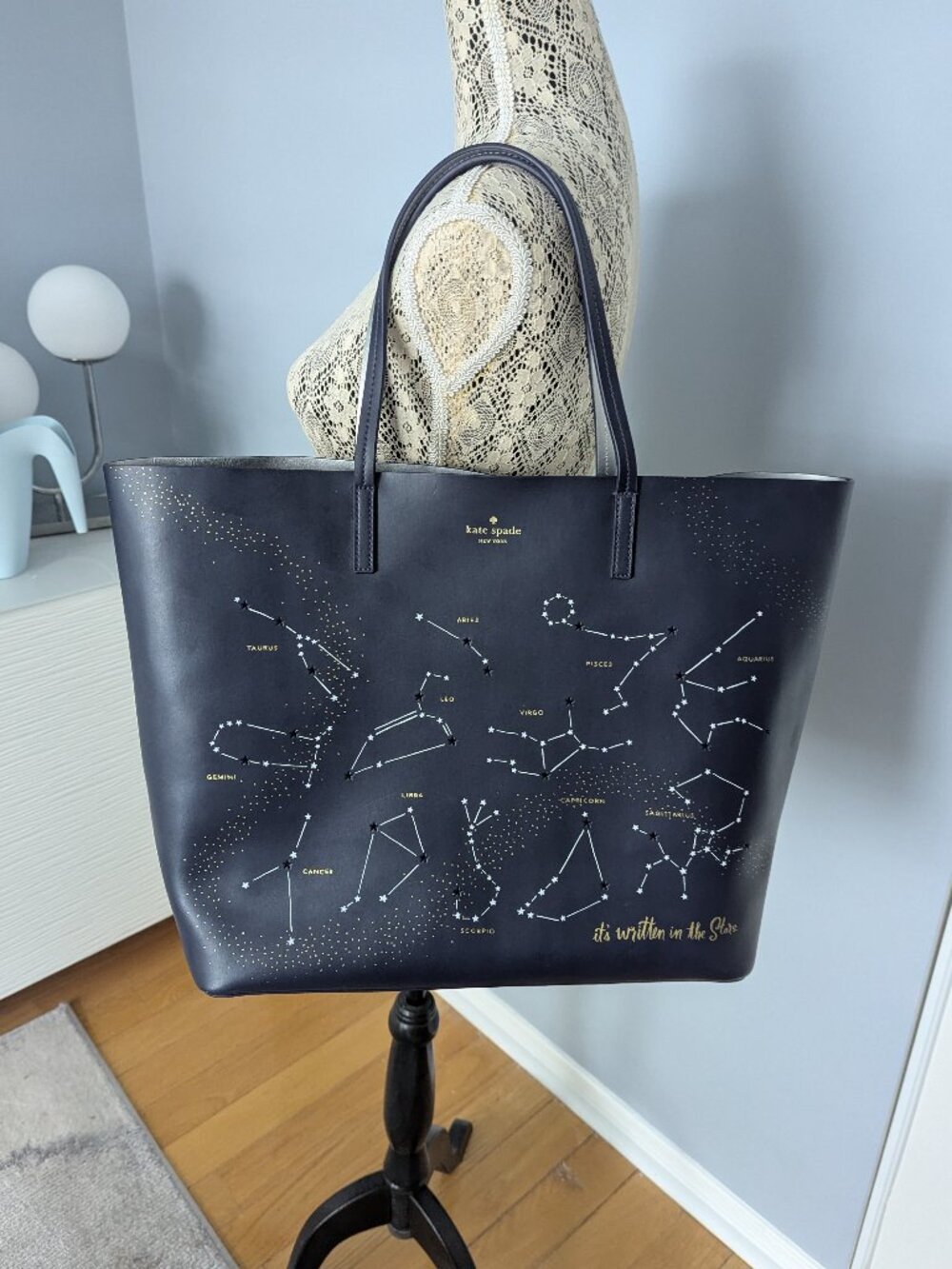 Authentic Kate Spade New York It's Written in the Stars Zodiac Tote